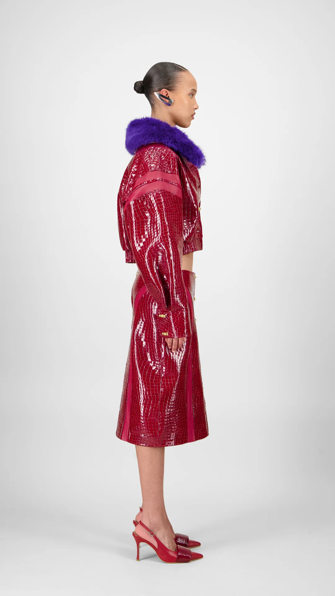 Crocodile Bomber Jacket - Image 3